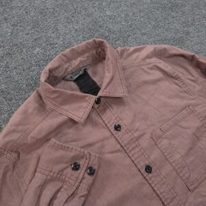 Chrome Industries Shirt Mens Medium Red Stretch Casual Commuter Cycling Outdoors